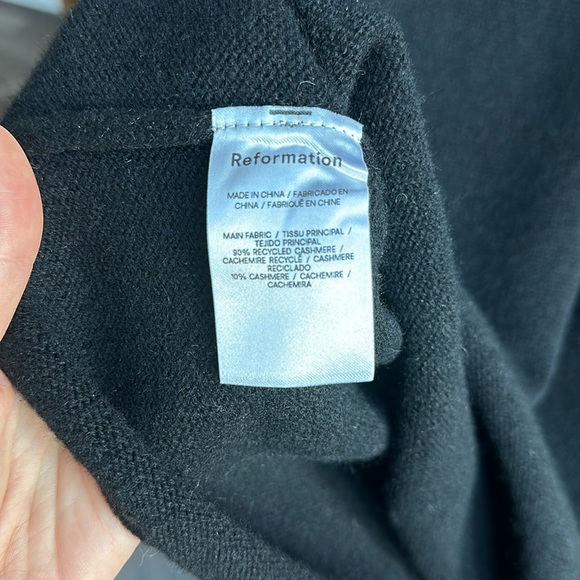 NWT Reformation Wallis Cashmere Midi Dress - Picture 7 of 9